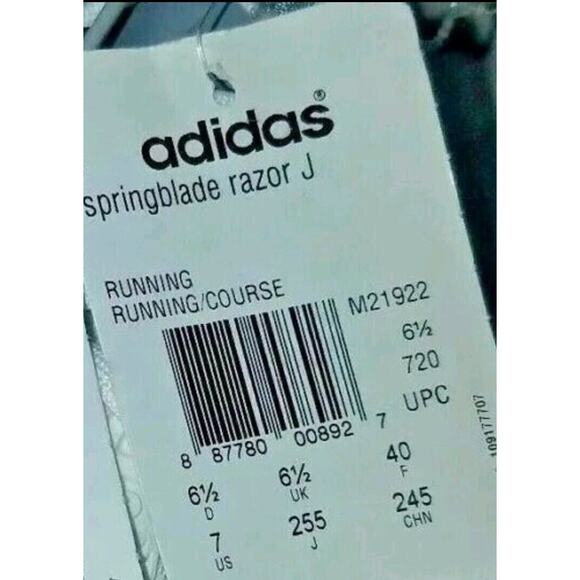 WHITE/CREAM/GRAY ADIDAS Springblade Shoes M21922 Men's Women's Sz. 8.5-9 NWT - Picture 6 of 8